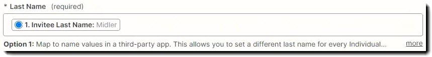 Screenshot showing the Individual Last Name field