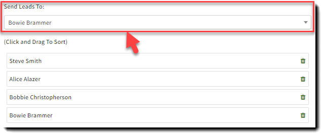 Screenshot showing how to add Agents to a rule