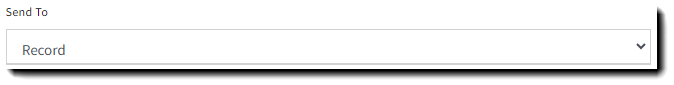 Screenshot shows the reminder's recipient type