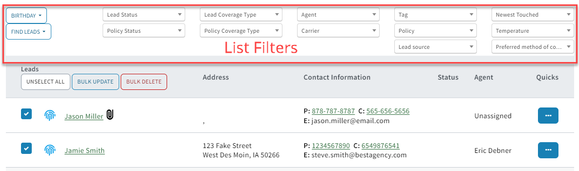 Screenshot showing how to select multiple Sales Records at a time for conversion