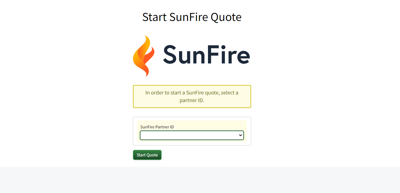 Screenshot showing how to select an upline to send quotes to through the integration