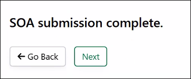 Screenshot showing a message if the Medicare beneficiary has already completed a Scope of Appointment within the past 30 days