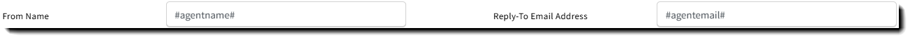 Screenshot showing the From Name and Reply-To Email Address