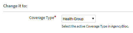 Screenshot showing how to select the matching, active coverage type on a map translation