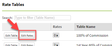 Screenshot showing the button to edit payees