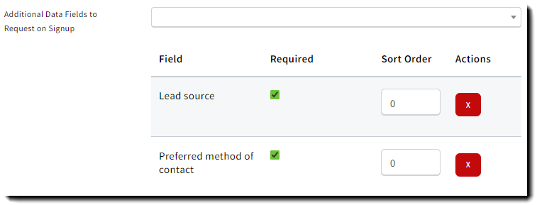Screenshot showing the scheduler's optional Analytic Tables for gathering additional information on the scheduler form